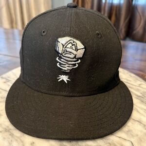 Lansing Lugnuts 6 3/4 Hat Cap MiLB Minor League Baseball Black 59Fifty New era